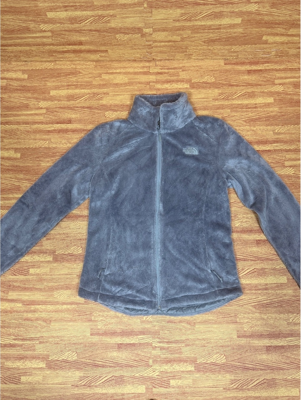 The North Face Women's Osito Fleece Jacket Gray Full Zip Size S